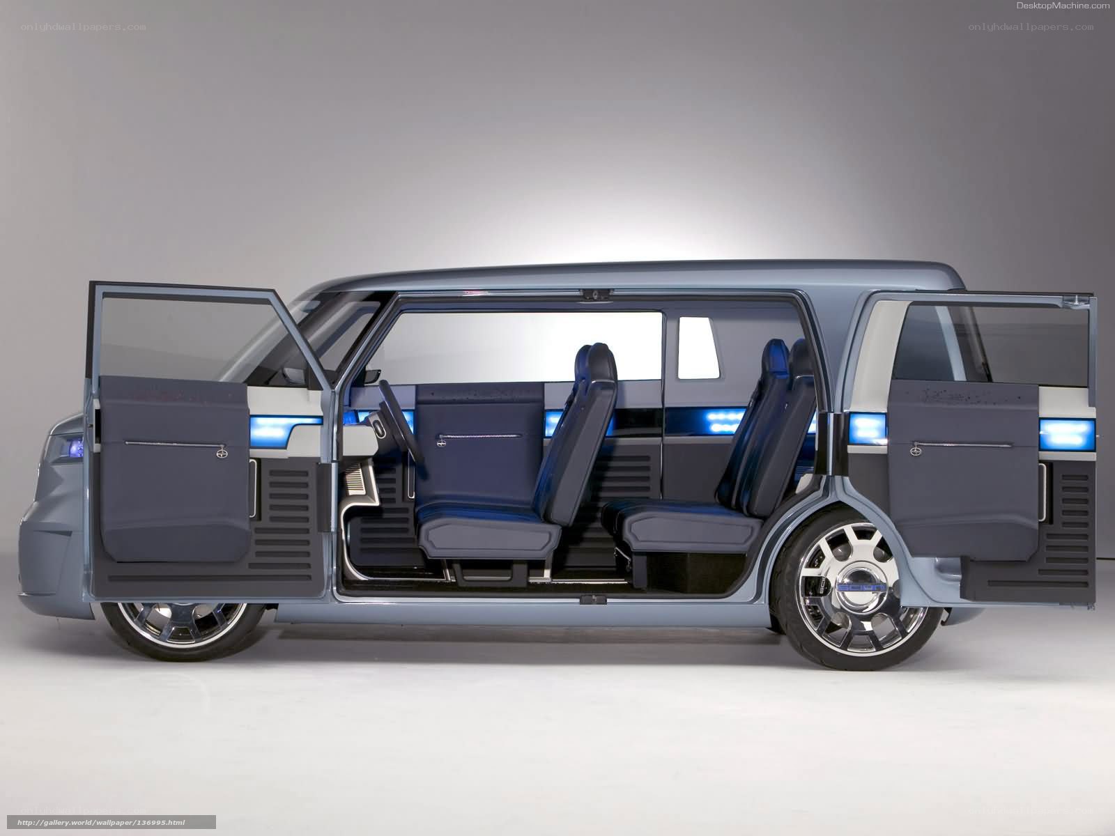 futuristic concept van interior