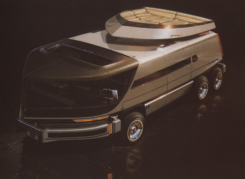 Futuristic Concept Van — Silver