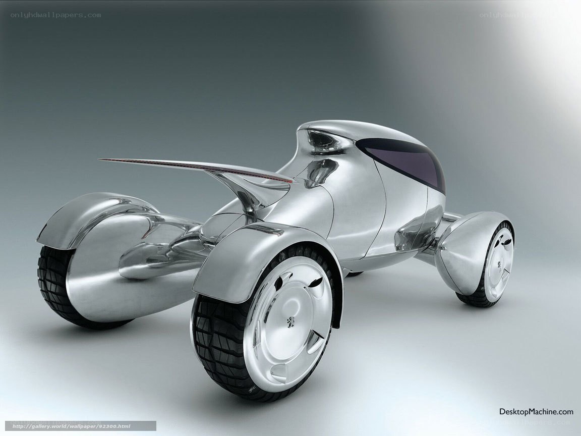 futuristic concept vehicle