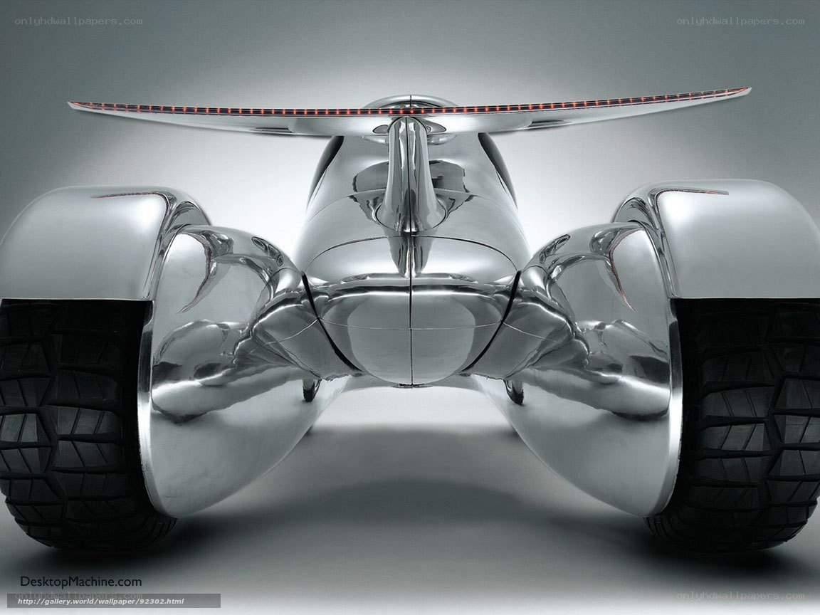 futuristic concept vehicle