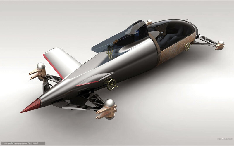 futuristic concept vehicle
