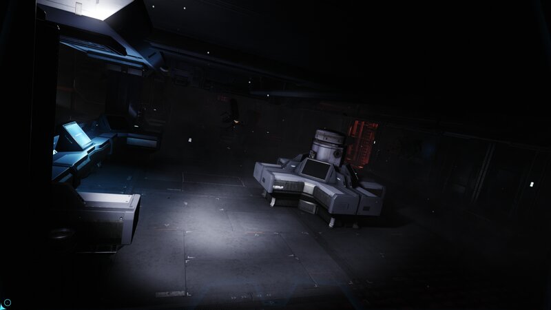 Futuristic Control Room — Black, Dark, Tense