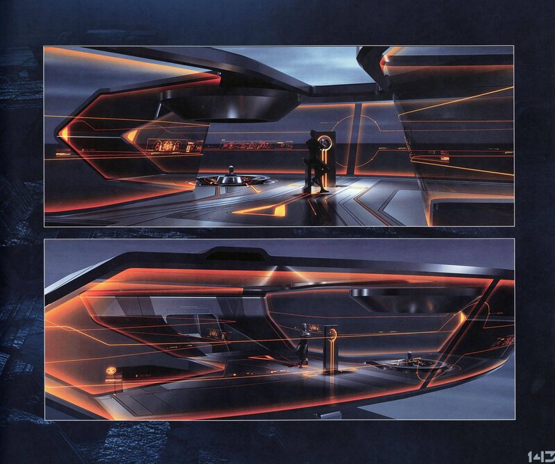 Futuristic Control Room — Black, Dramatic, Night