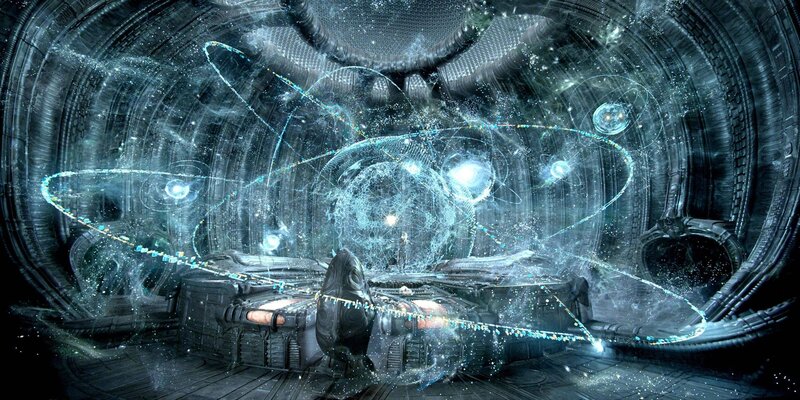 Futuristic Control Room — Blue
