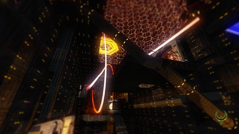 Futuristic Corridor — Black, Dark, Futuristic