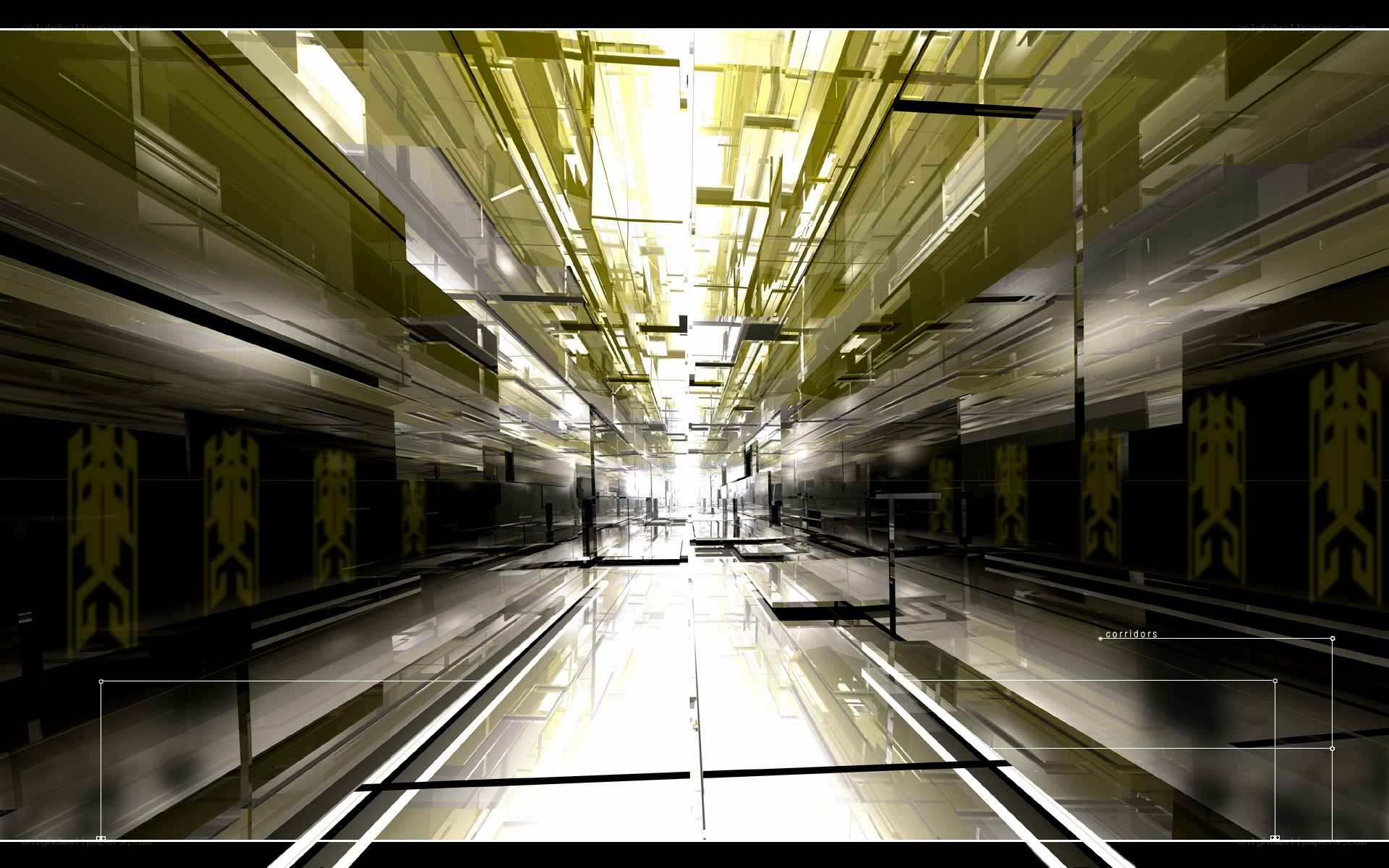 futuristic corridor concept