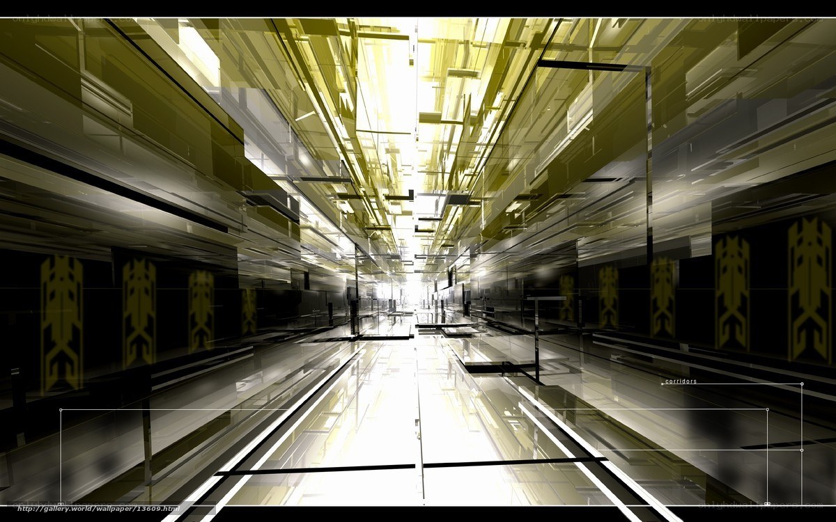 futuristic corridor design