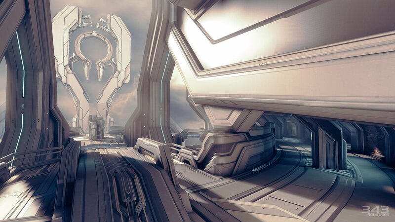 Futuristic Corridor View