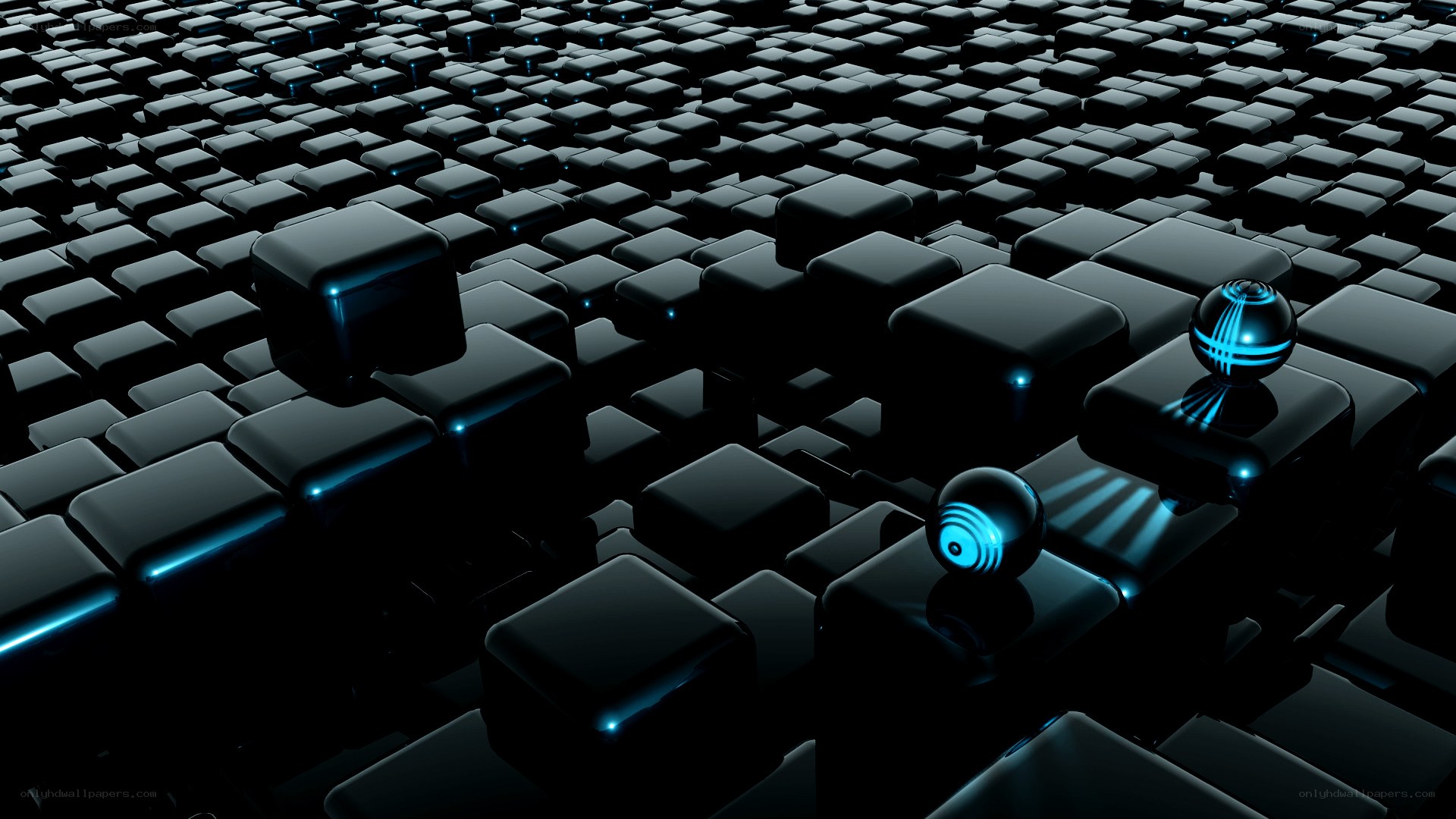 futuristic cube grid