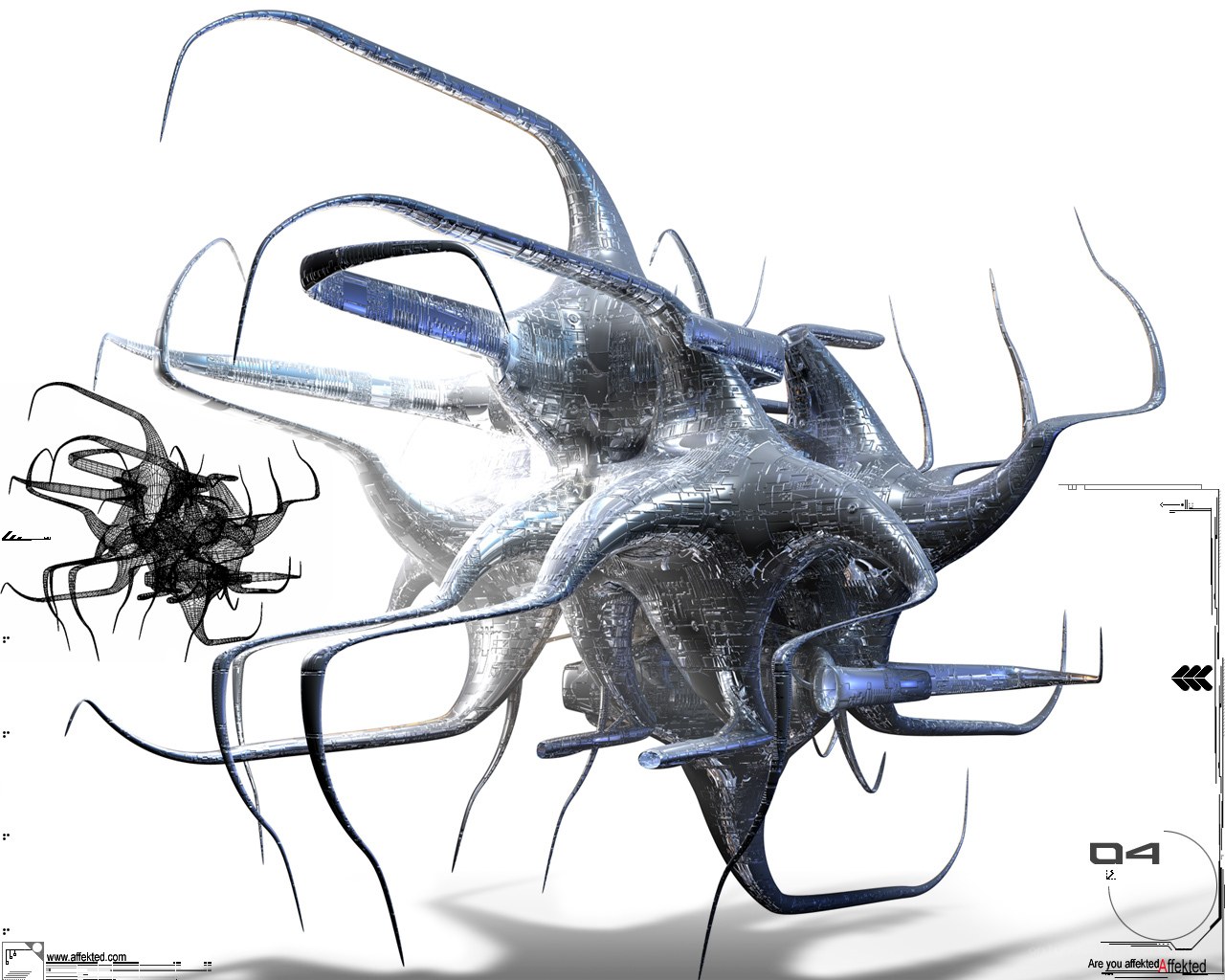 futuristic cybernetic organism