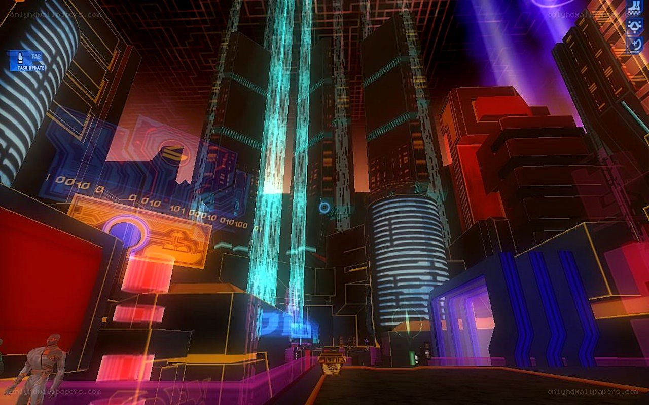 futuristic cyberpunk city