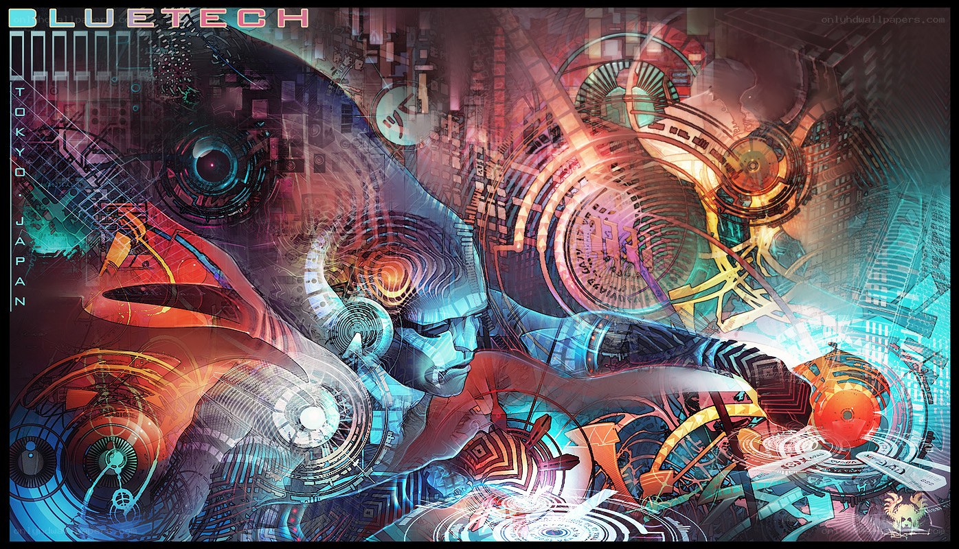 futuristic cyberpunk cityscape