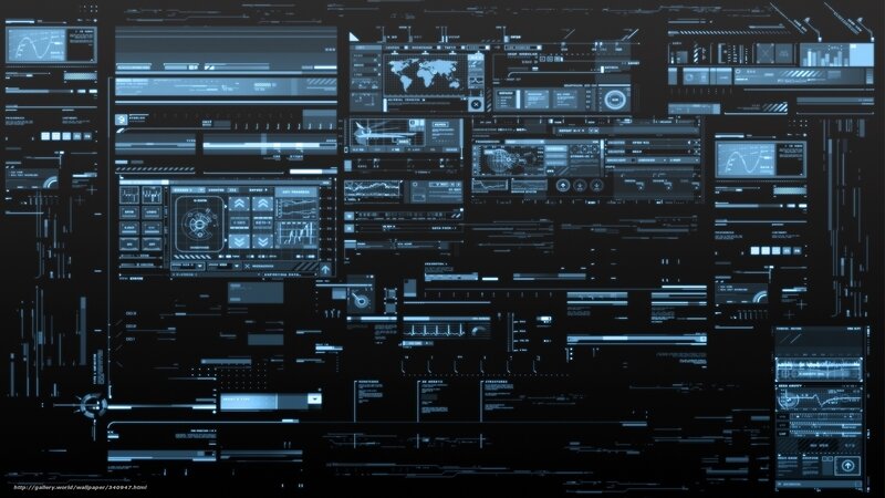 Futuristic Dashboard Interface
