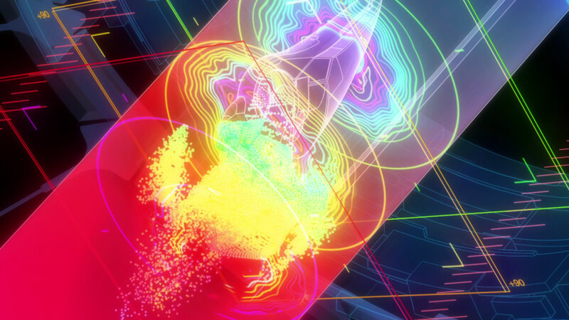 futuristic data visualization