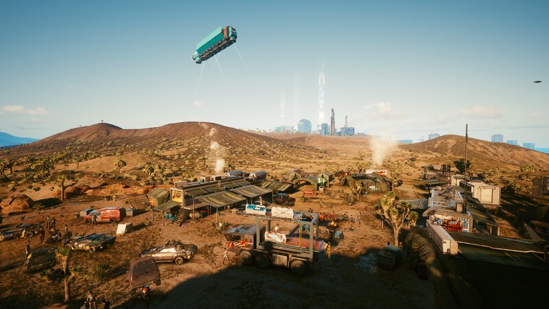 Futuristic Desert Camp