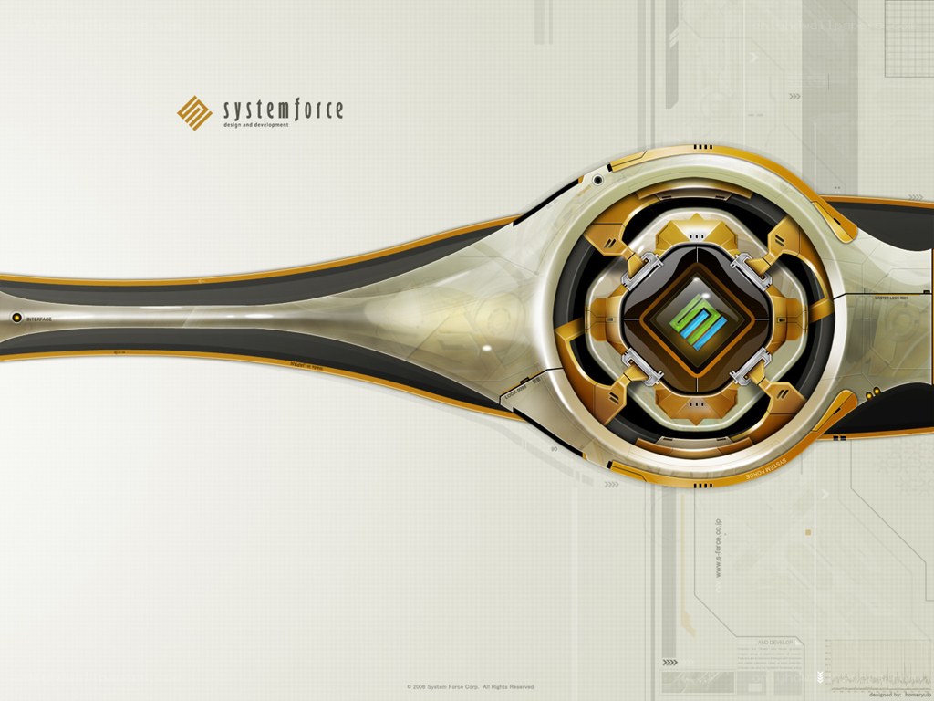 futuristic device design