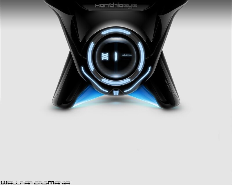 futuristic device initialization