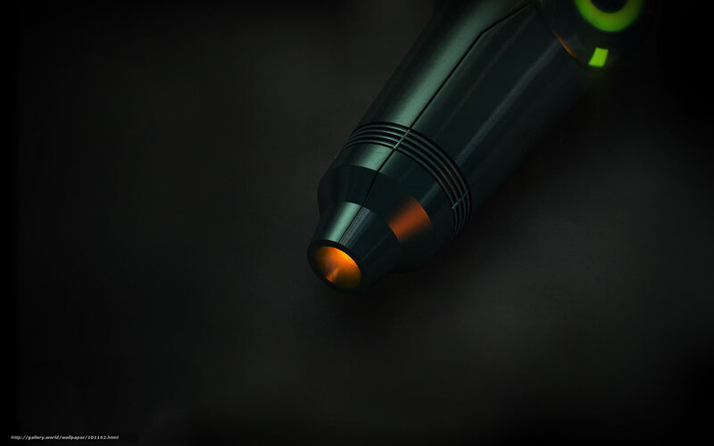 futuristic device with glowing lights