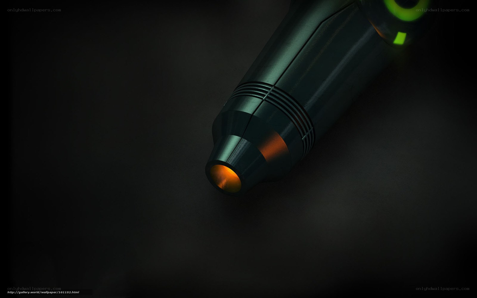 futuristic device with glowing lights