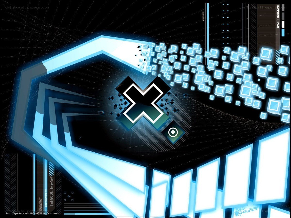 futuristic digital abstract