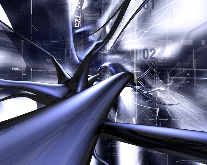 futuristic digital abstract design