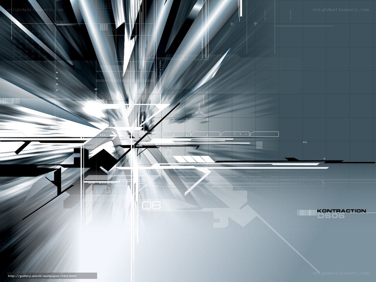 futuristic digital abstract