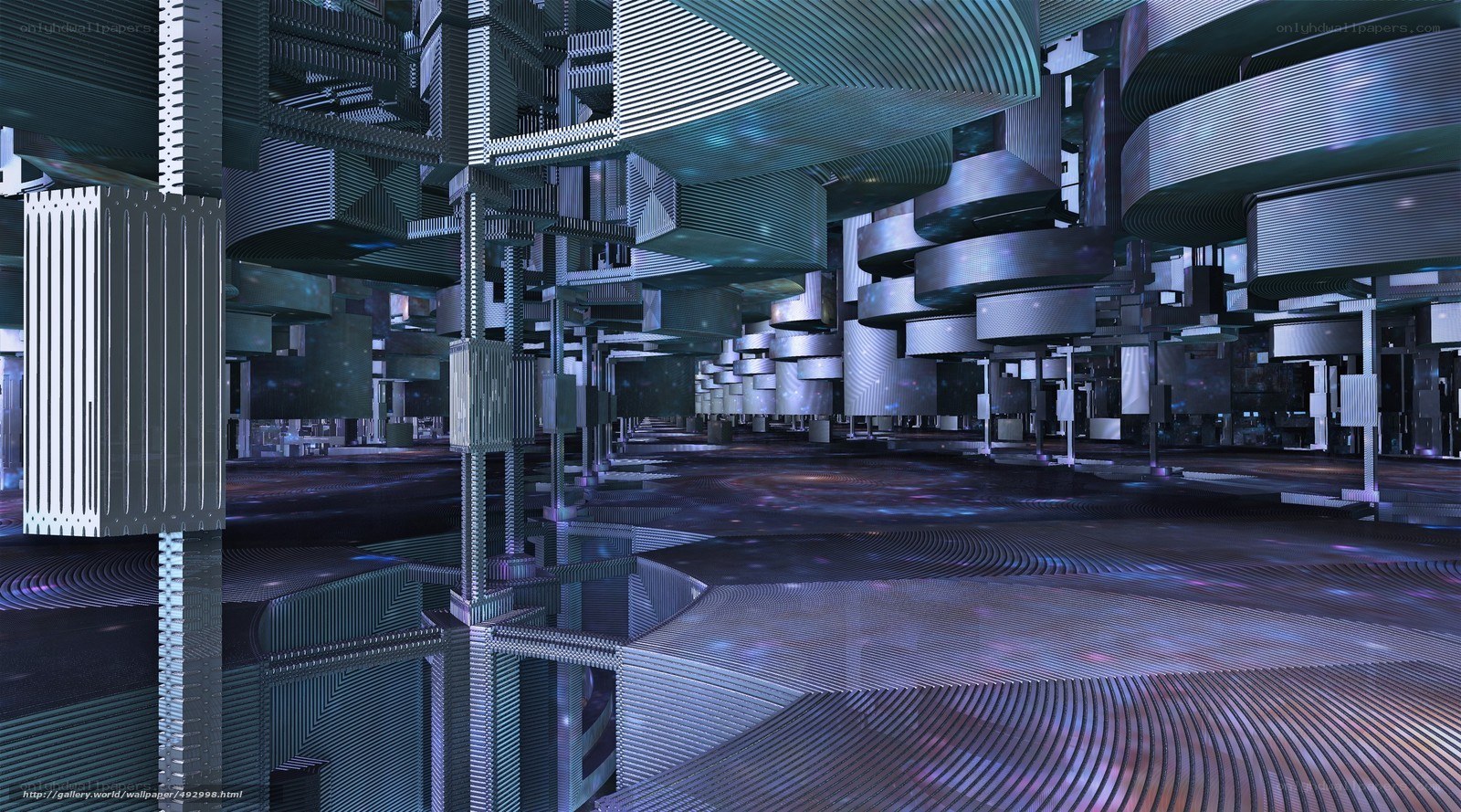 futuristic digital architecture