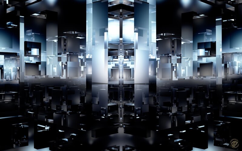 futuristic digital architecture