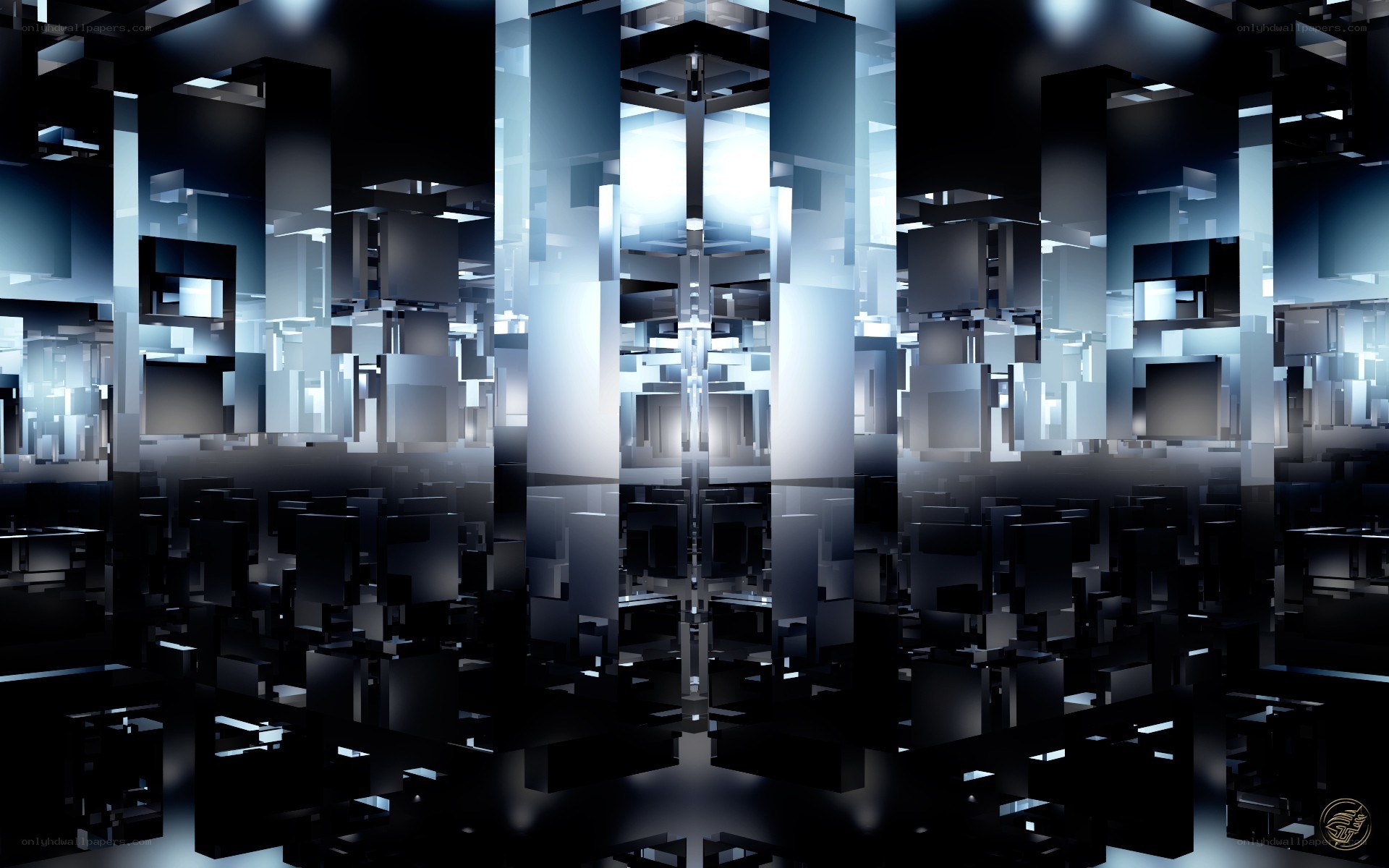 futuristic digital architecture