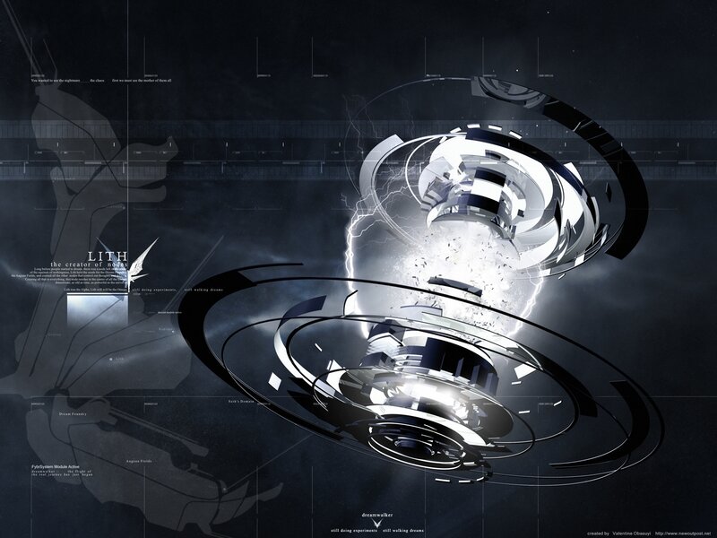 futuristic digital art with lightning