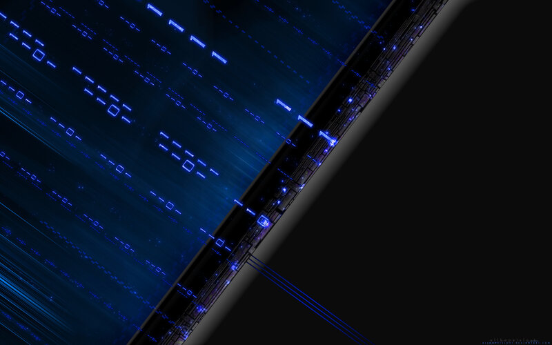 futuristic digital circuit