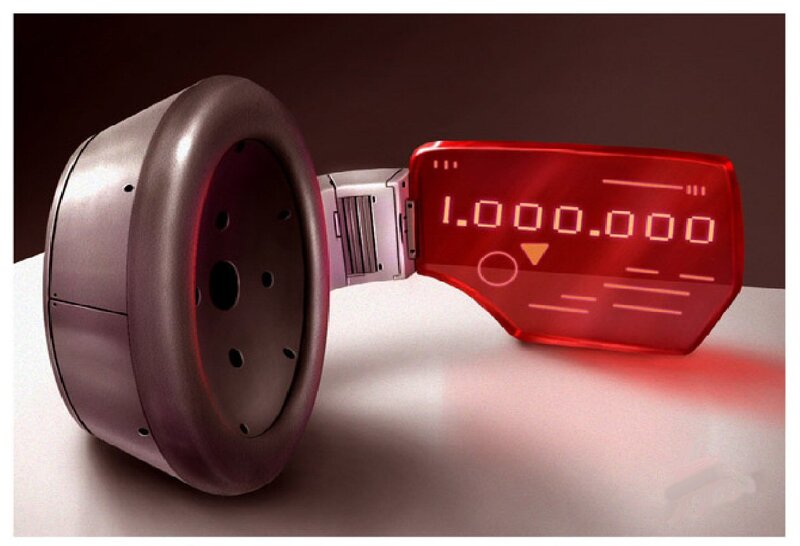 futuristic digital device