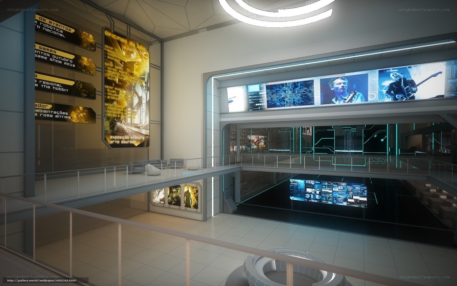 futuristic digital gallery