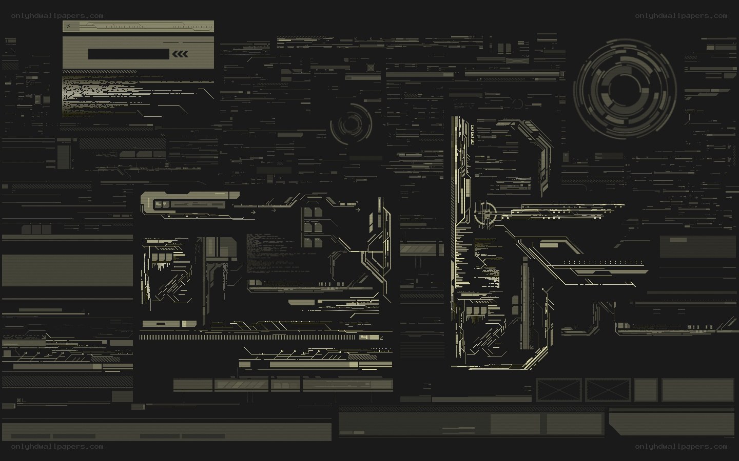 futuristic digital interface