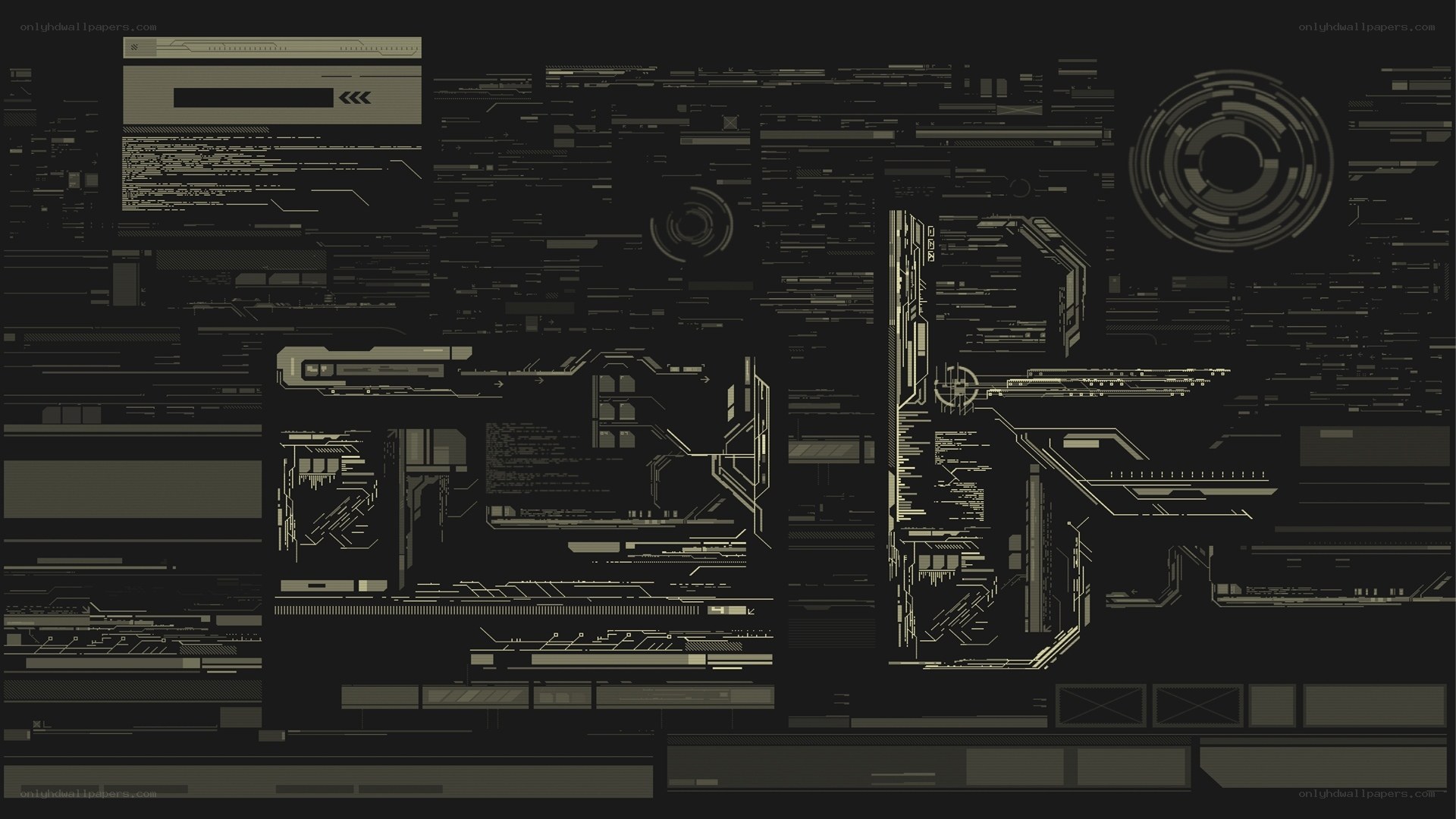 futuristic digital interface