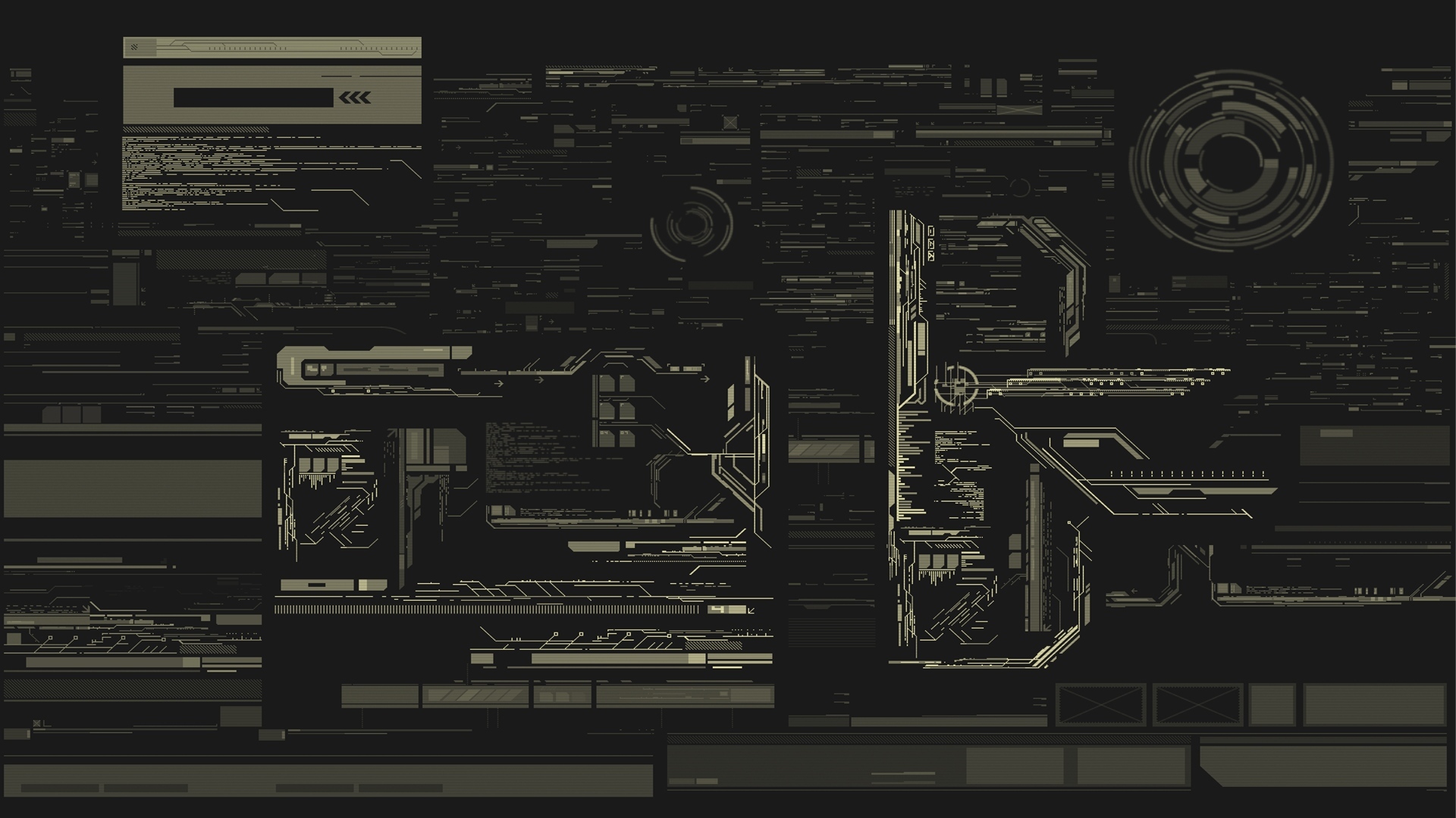 futuristic digital interface