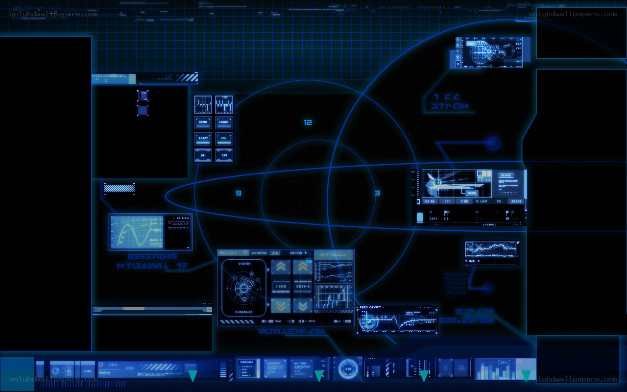 futuristic digital interface