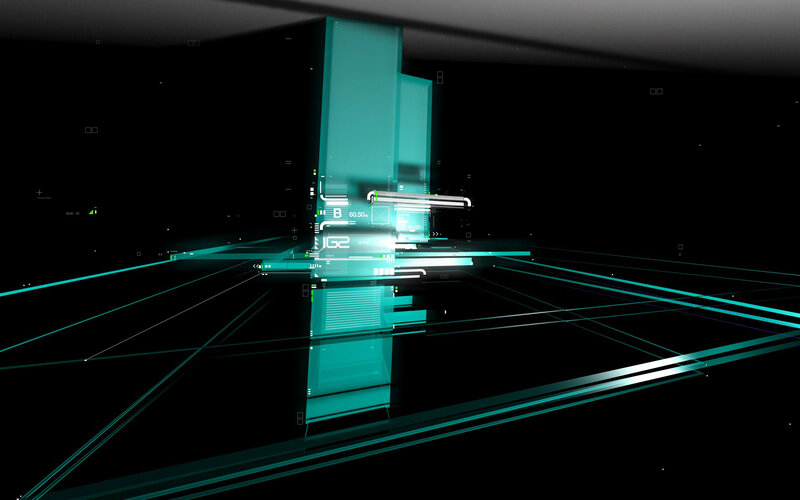 futuristic digital interface