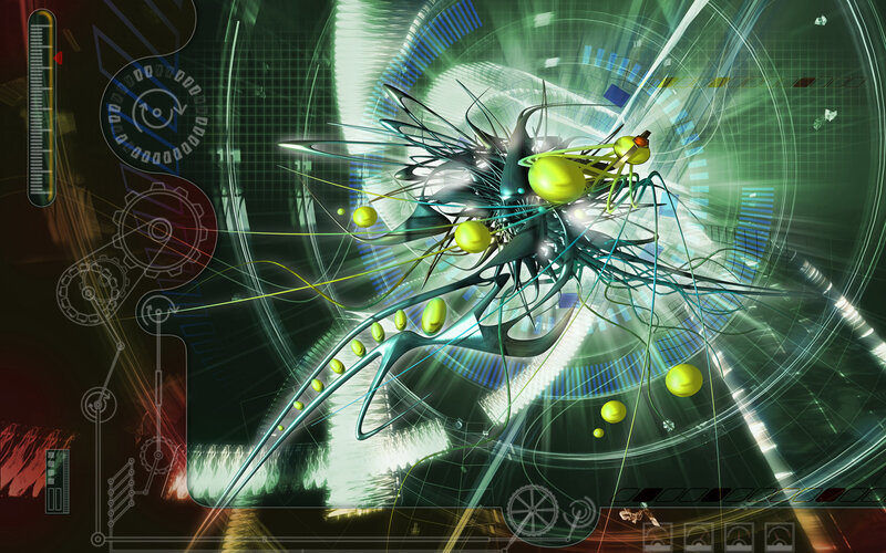 futuristic digital interface