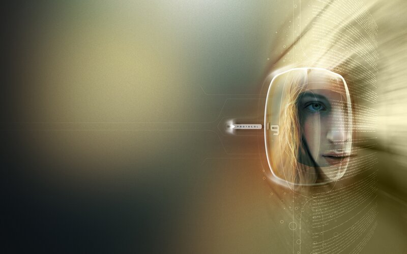futuristic digital interface