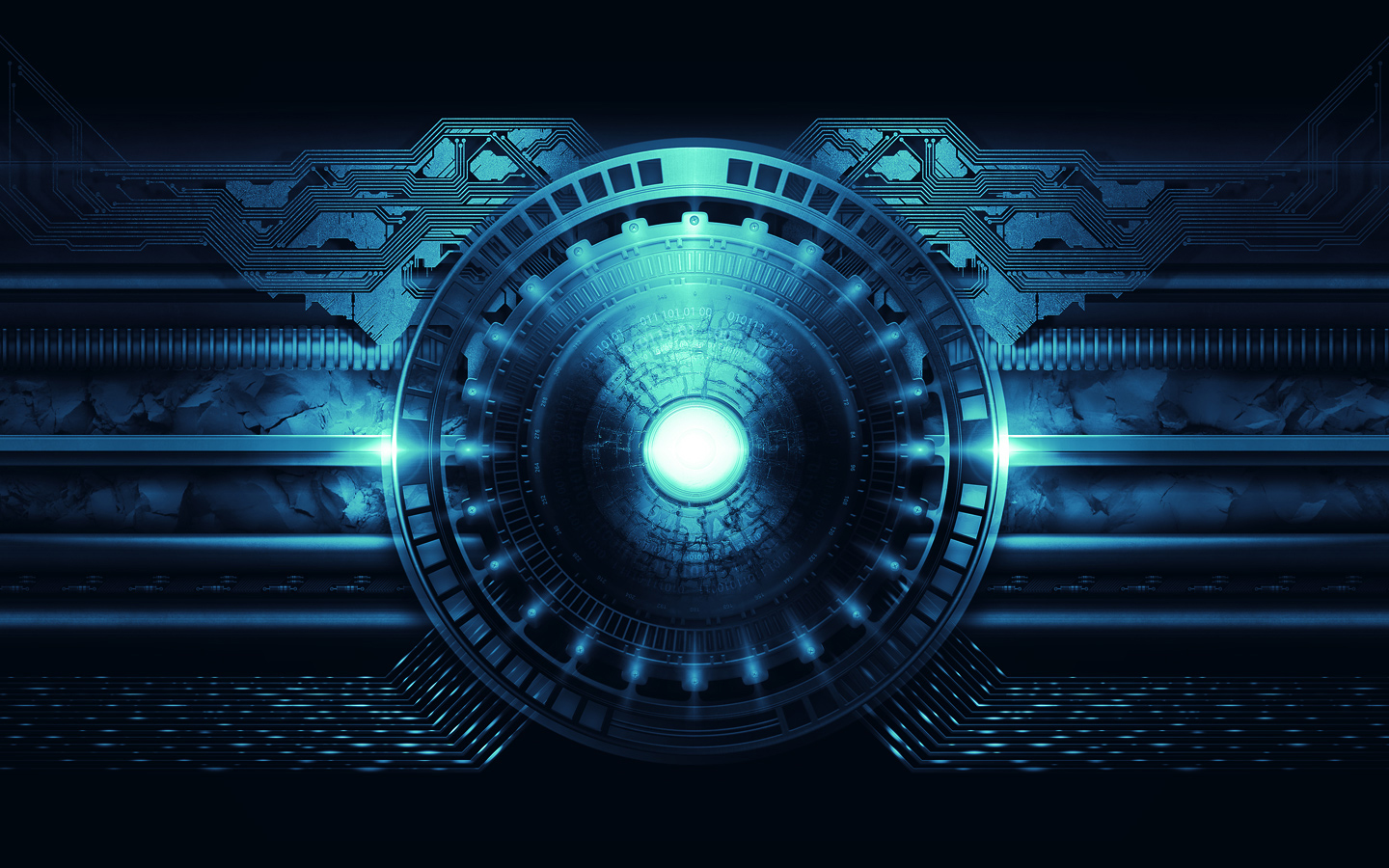futuristic digital interface