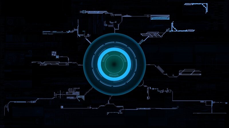 futuristic digital interface