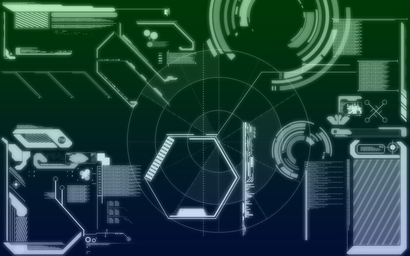 futuristic digital interface
