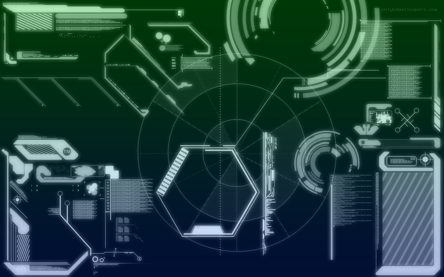 futuristic digital interface