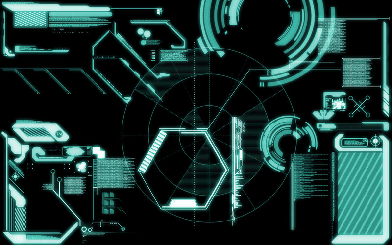 futuristic digital interface