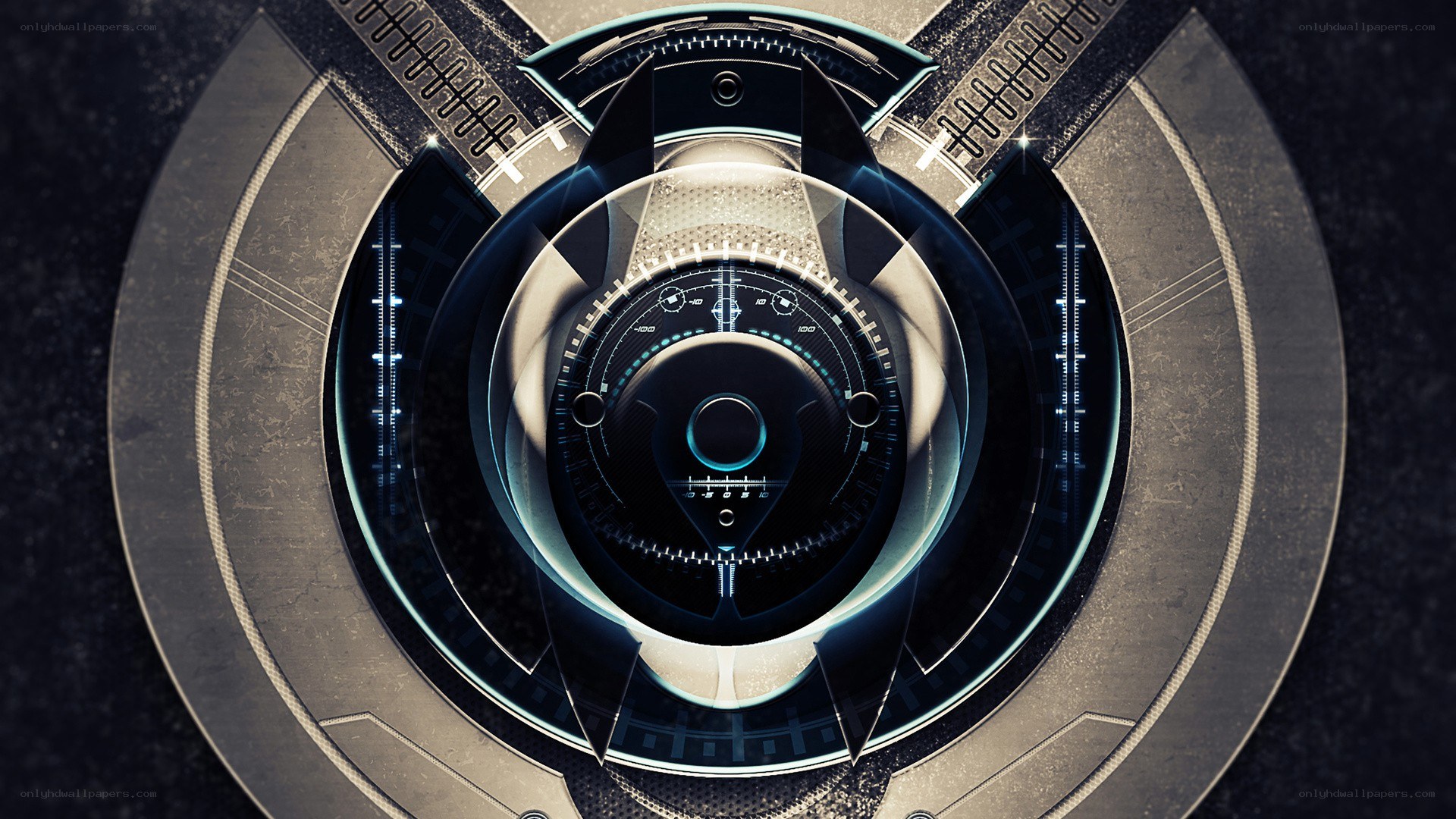 futuristic digital interface