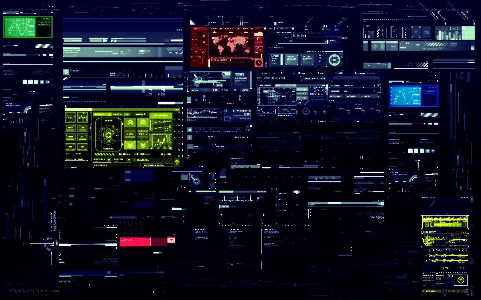 futuristic digital interface dashboard