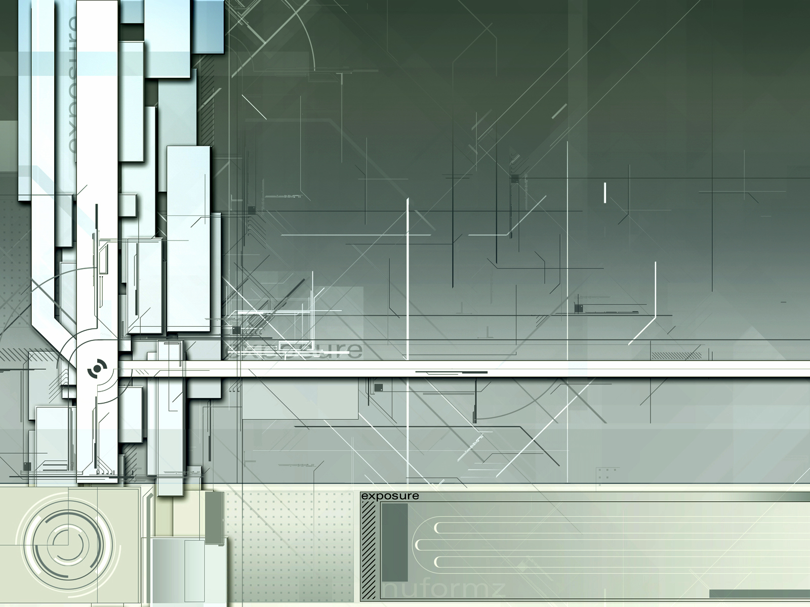 futuristic digital interface design
