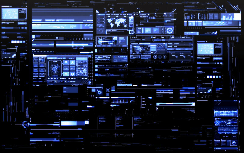 Futuristic Digital Interface — Digital Art