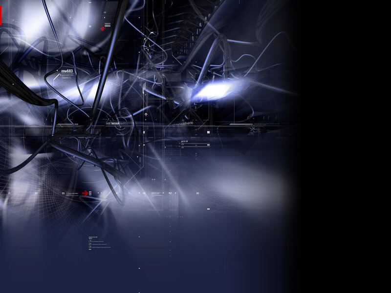 futuristic digital network